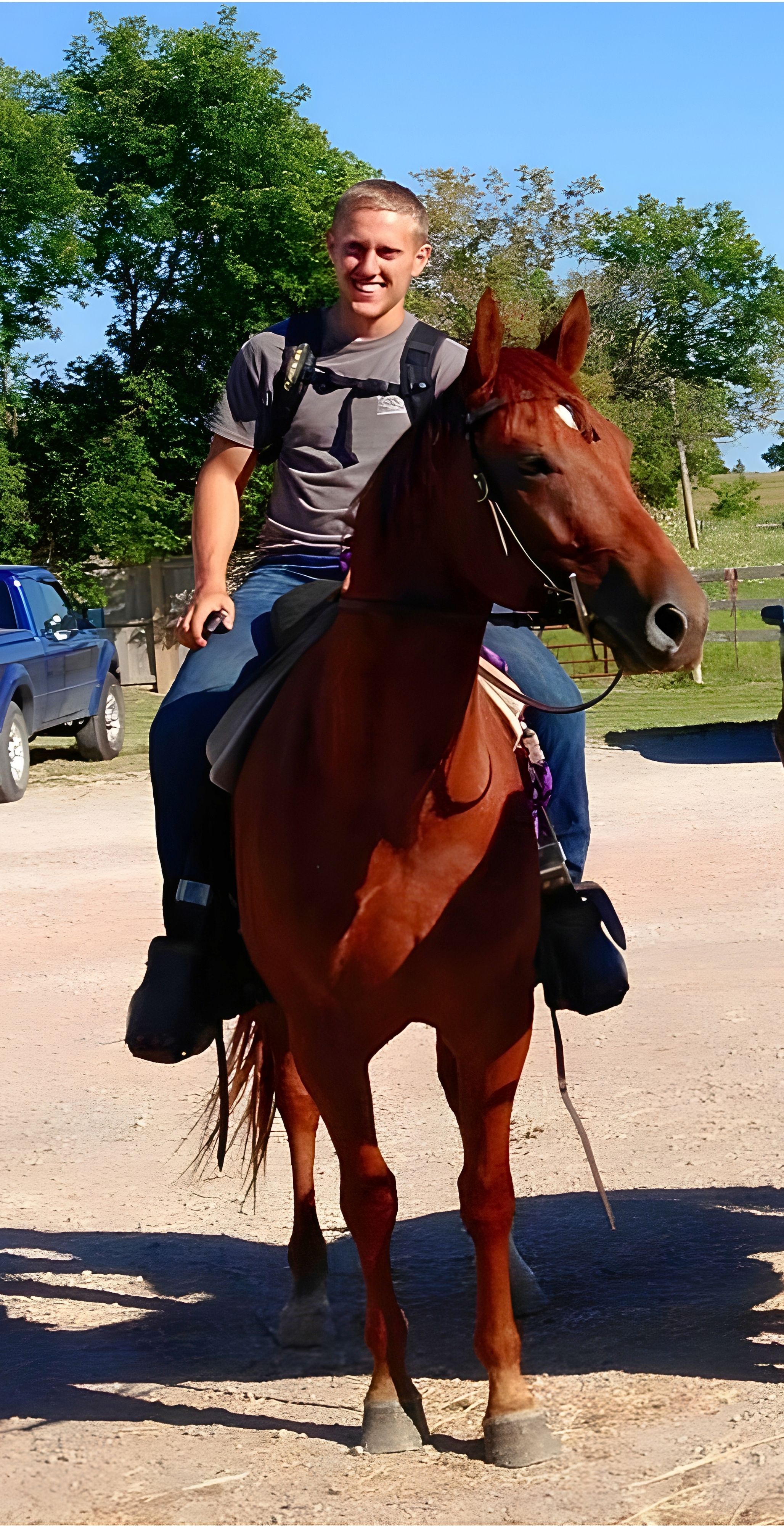 Ryan on Horseback